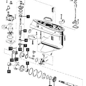 JOHNSON EVINRUDE LOWER UNIT