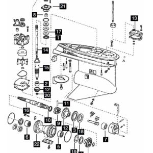 JOHNSON EVINRUDE V4 BIG FOOT